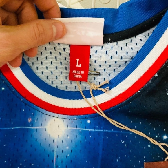 Mitchell and ness space jam basketball jersey - Picture 5 of 7